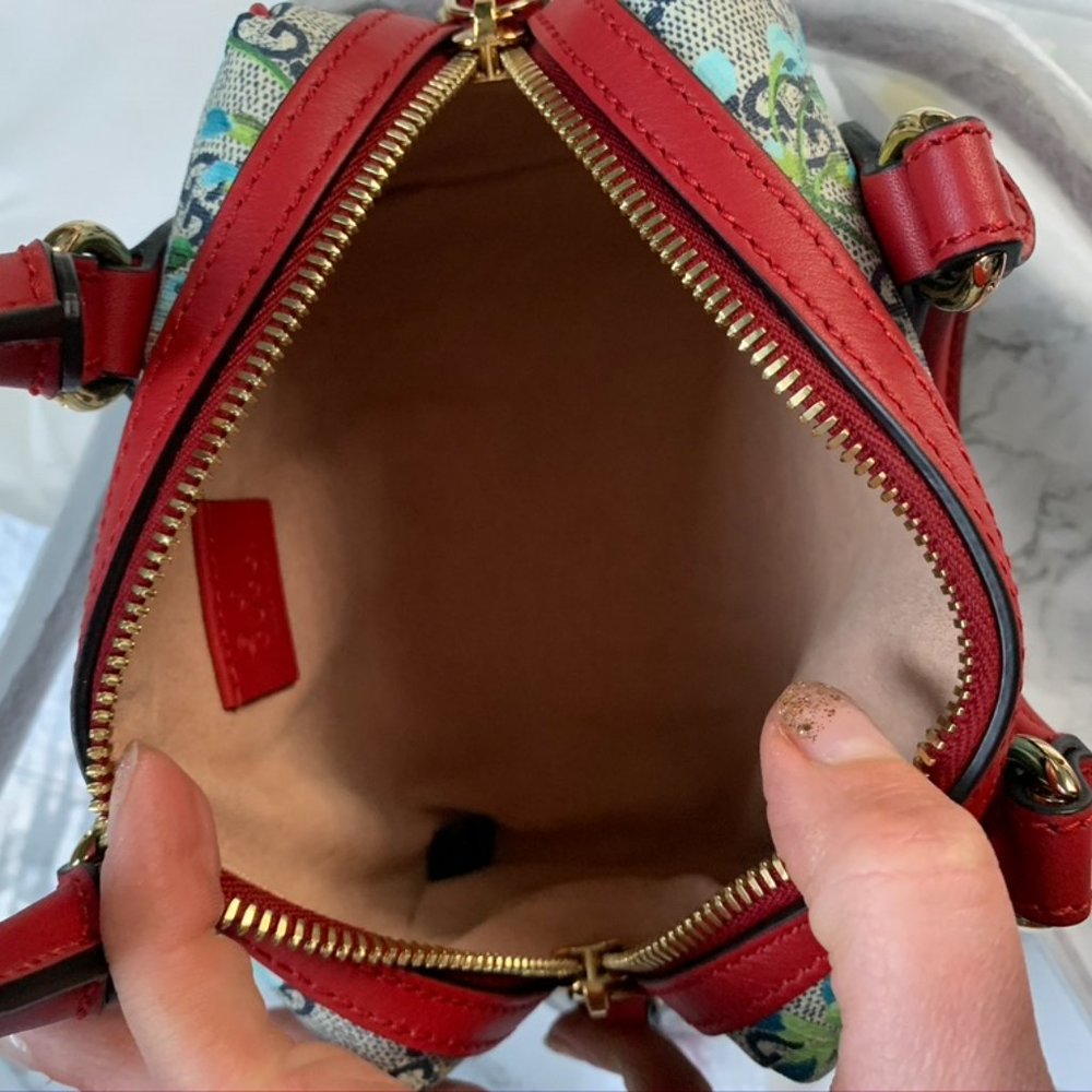 Gucci Blooms mini supreme canvas Boston bag - Picture 4 of 10
